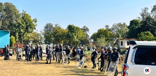 सुरक्षा घेराबीच सुर्खेतमा महेश बस्नेतको भाषण