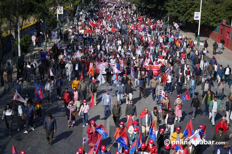 भृकुटीमण्डपमा एमालेको जनसभा (लाइभ)