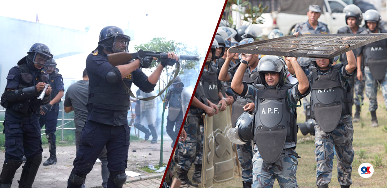 भीड नियन्त्रणको फिल्ड अपरेशन: सशस्त्रले नेपाल प्रहरीको समेत कमाण्ड गर्ने प्रस्ताव