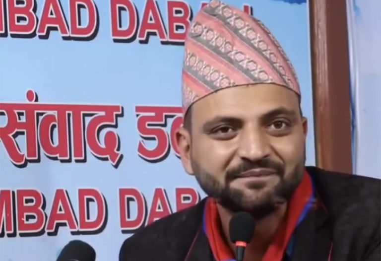 निकोलसको भड्काउ अभिव्यक्ति, प्रहरीले राख्यो निगरानीमा