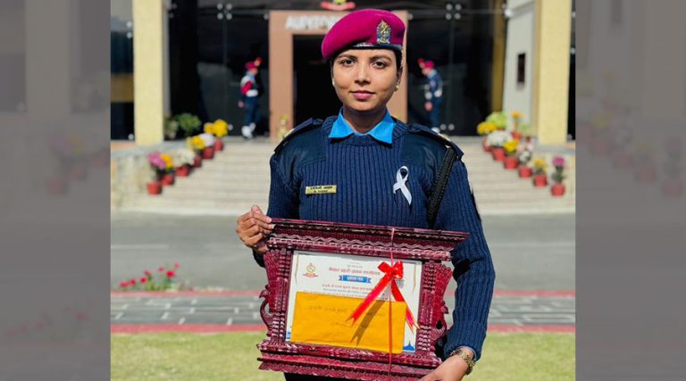 असई रागनीकुमारी उत्कृष्ट प्रहरी घोषित