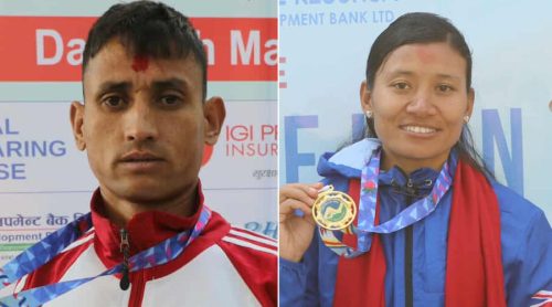 गरिमा रोड रेसमा राजन र सन्तोषी विजेता