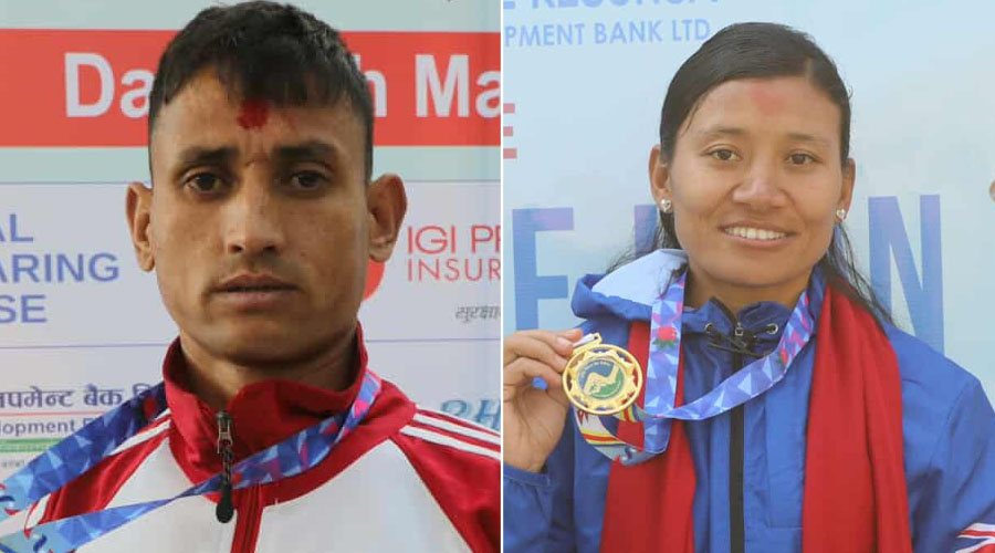 गरिमा रोड रेसमा राजन र सन्तोषी विजेता