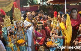 विवाहपञ्ची महोत्सव : दोस्रो दिन मनाइयो फूलबारी लिला