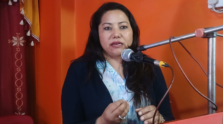 खरानीबाट बनेको सरकारले निर्वाचन गराउन चाहेको छैन : रामकुमारी झाँक्री