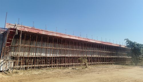 बाँकेको सिधनियाघाटमा पक्की पुल निर्माण हुँदै