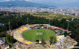 टीयू क्रिकेट मैदान वरपर भीडभाड नगर्न प्रहरीको अनुरोध