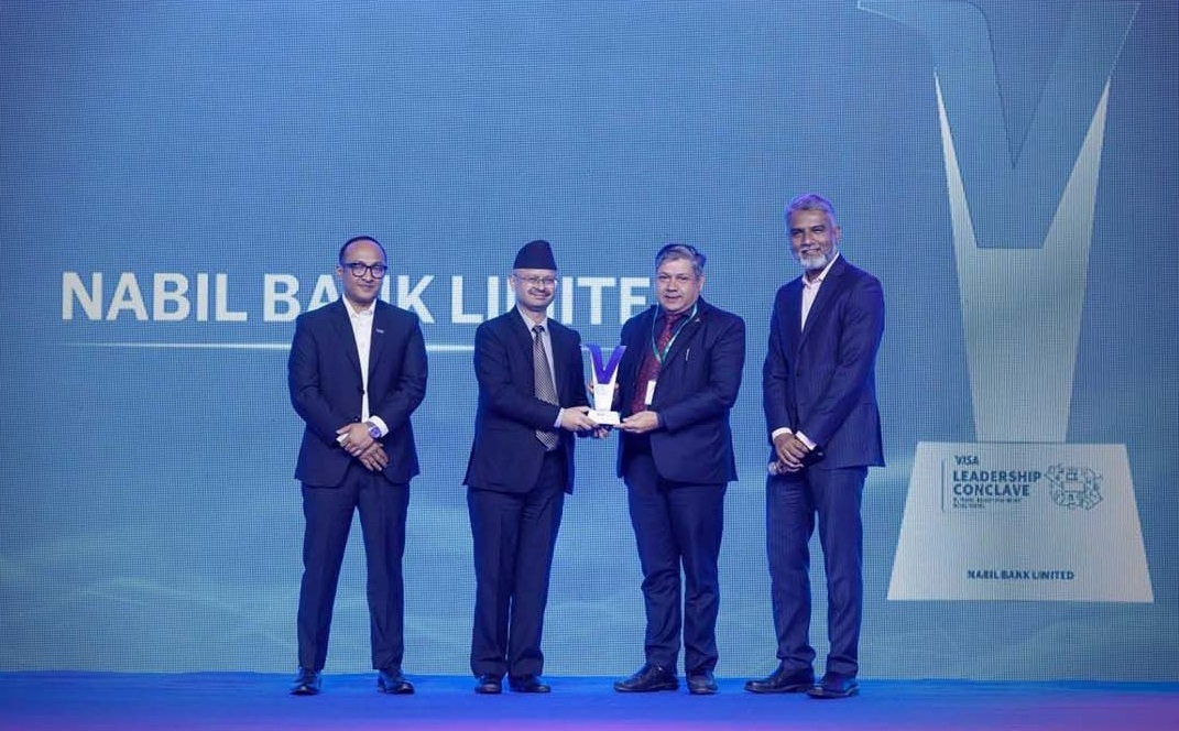 भिसा इन्टरनेसनलको तीन विधामा नबिल बैंकले पायो अवार्ड