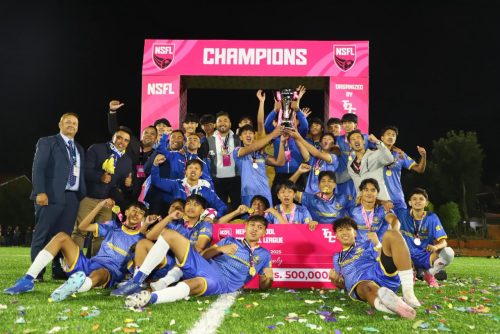 जेम्स थण्डरबोल्टल जित्यो नेपाल स्कुल फुटबल लिगको उपाधि