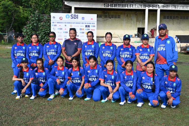 ब्लाइन्ड महिला टी-२० विश्वकपको फाइनलमा नेपाल भारतसँग पराजित