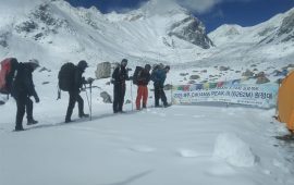 मुस्ताङमा पहिलोपटक ‘छुआमा’ हिमालको सफल पर्वतारोहण