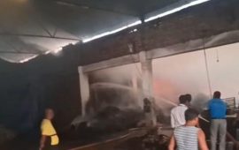 सुनसरीको दुहबीस्थित जुट मिलमा आगलागी