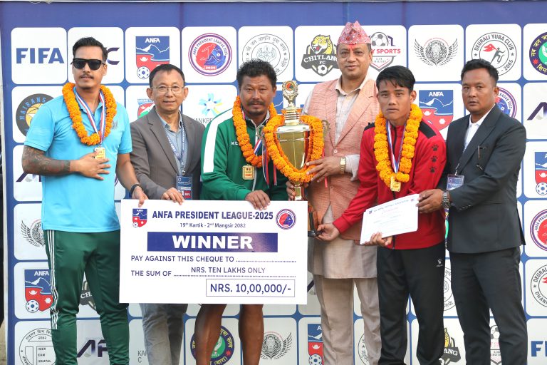 लालीगुराँसले जित्यो एन्फा प्रेसिडेन्ट लिगको उपाधि