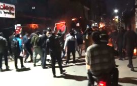 काठमाडौंमा अनेरास्ववियुको मसाल जुलुस