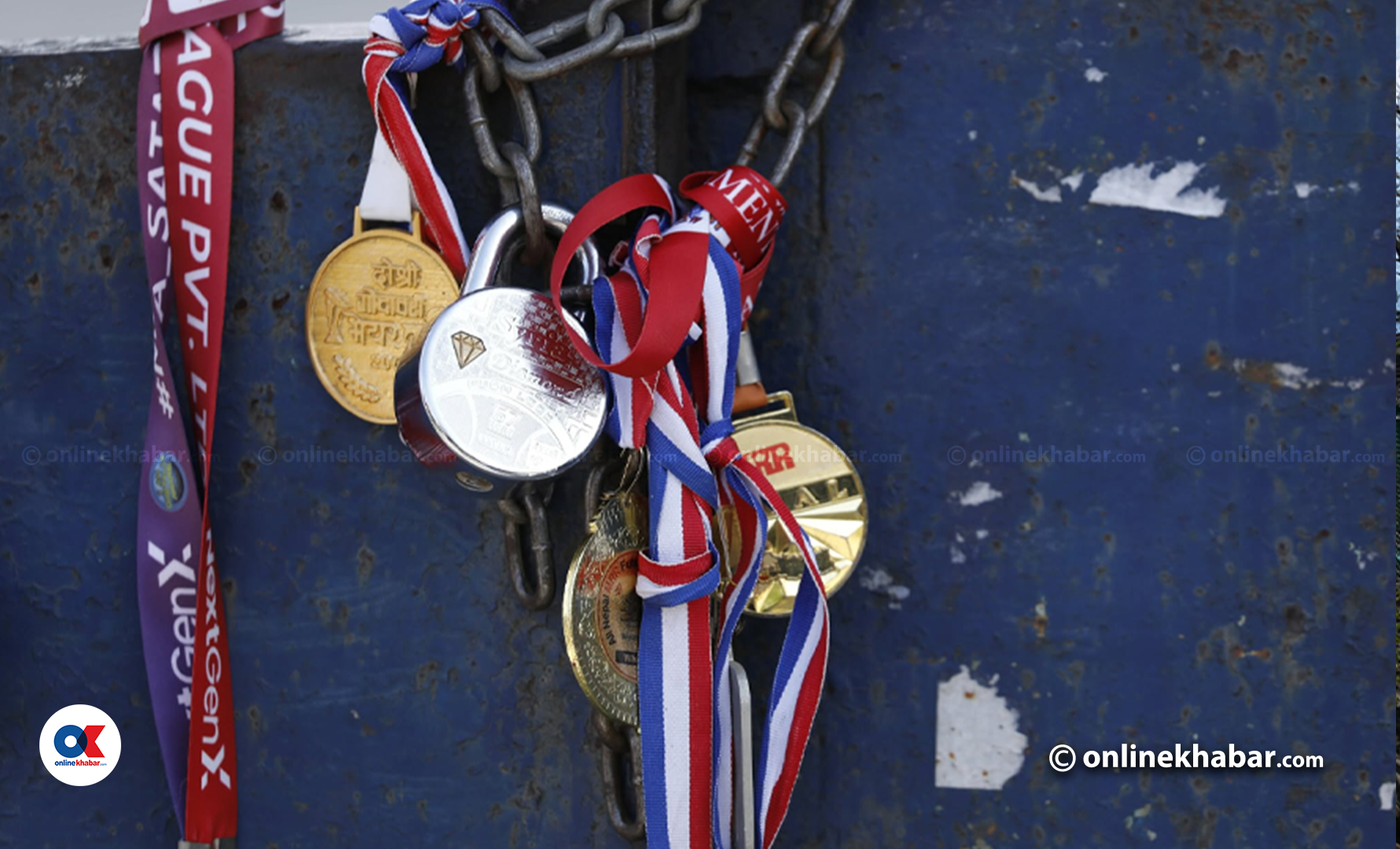 एन्फाको गेटमै खेलाडीले झुन्ड्याए मेडल