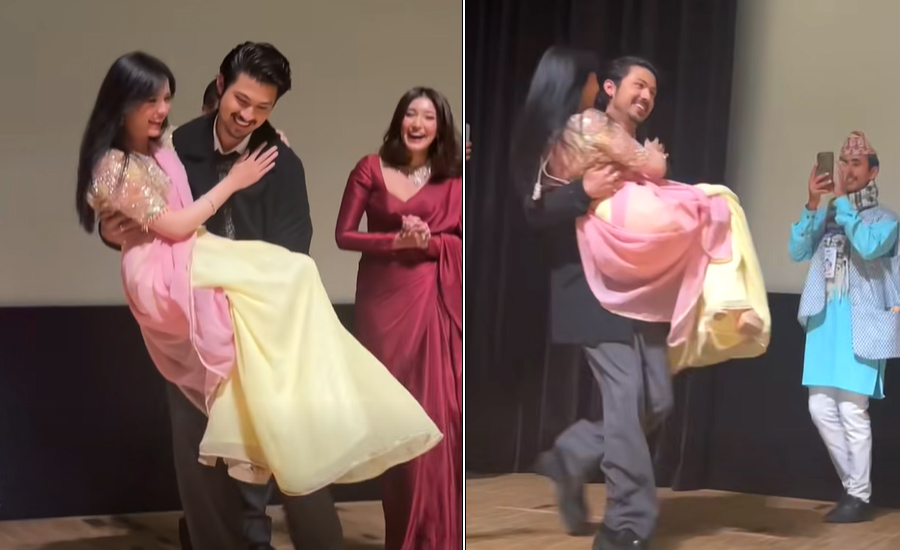 जब जसितालाई अनमोलले बोकेरै स्टेजमा पुर्‍याए !