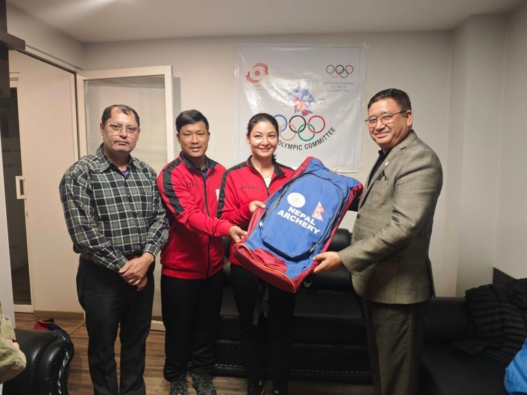 एसियन आर्चरी च्याम्पियन्सिपमा खेल्ने नेपाली टिमको बिदाइ