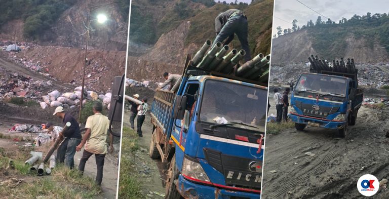 बन्चरेडाँडामा अब रात्रिकालीन फोहोर व्यवस्थापन, राख्न थालियो बत्ती