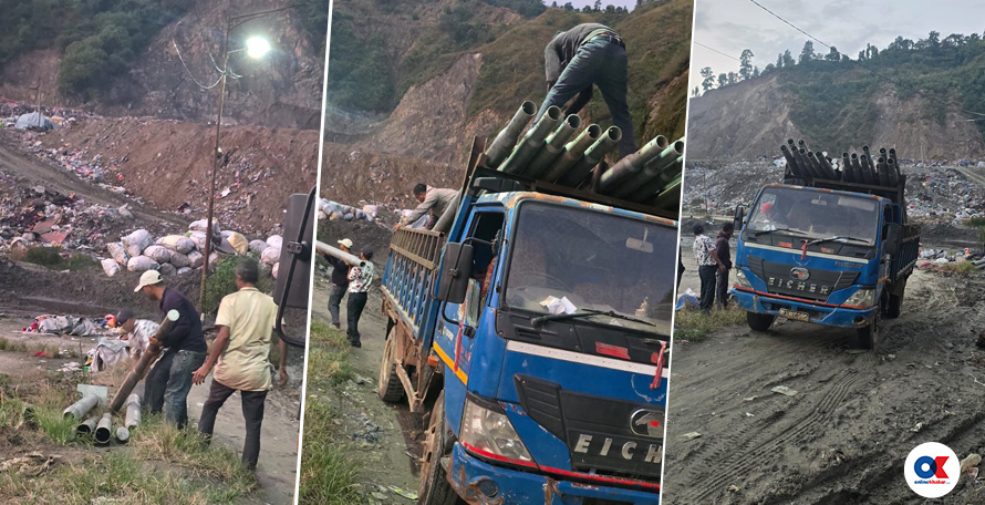 बन्चरेडाँडामा अब रात्रिकालीन फोहोर व्यवस्थापन, राख्न थालियो बत्ती