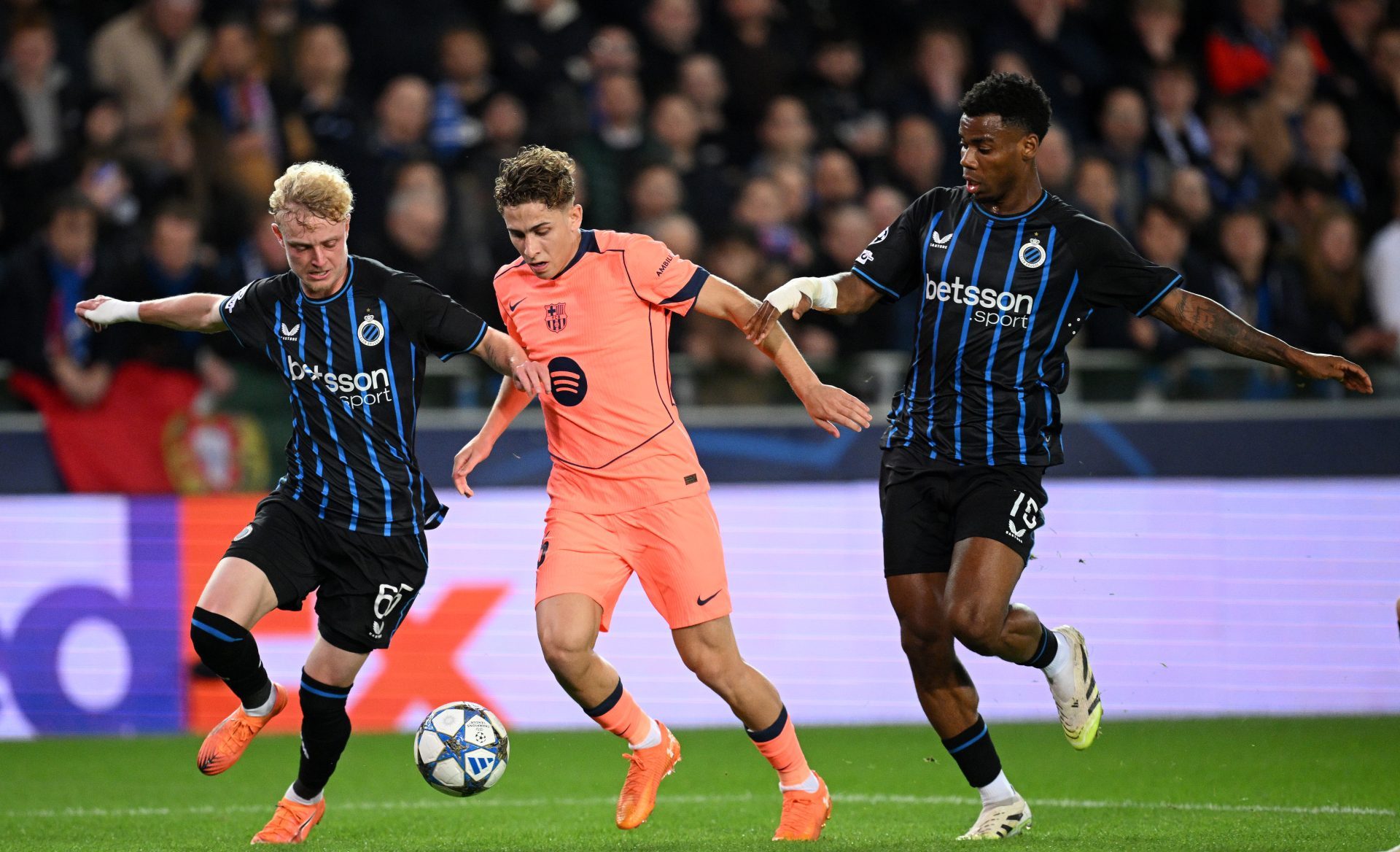 क्लब ब्रुगसँग बार्सिलोनाको रोमाञ्चक बराबरी