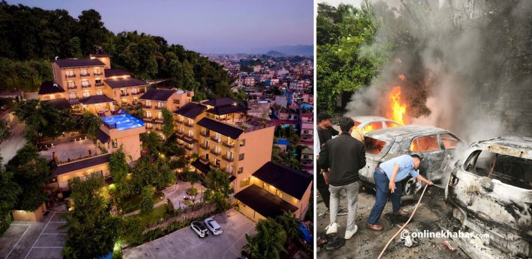 प्रचण्डको लगानी रहेको हल्ला चलाएर रिसोर्ट जलाउने ५ पक्राउ