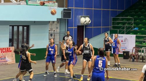 समृद्धि खुला महिला बास्केटबलमा ग्राण्ड स्टार्स र साइपालको विजयी सुरुवात