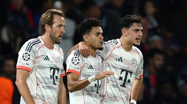 दुई गोल गरेका डियाजलाई रातो कार्ड, पीएसजीमाथि बायर्नको जित