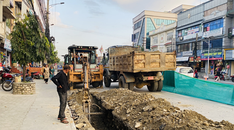 पोखरामा विद्युतीय तार भूमिगतको काममा ६० प्रतिशत प्रगति   