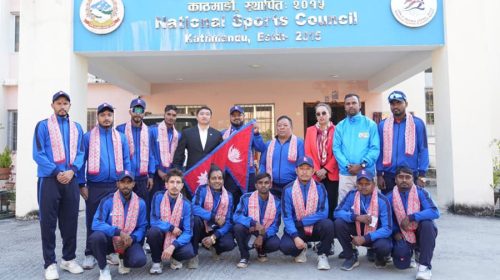 डिसाबिलिटी क्रिकेट शृंखला खेल्न नेपाली टोली भारत जाने