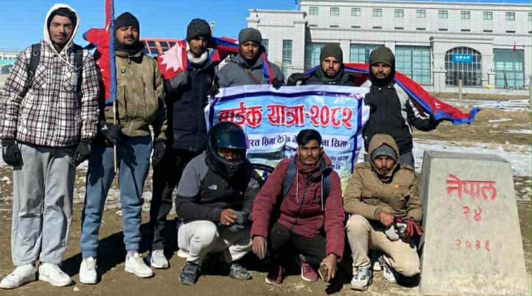 पर्यटन प्रवर्द्धन गर्न भारतदेखि चीन सीमासम्म ठोरीका जेनजीको मोटरसाइकल यात्रा