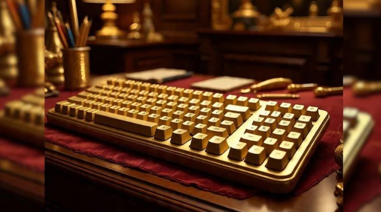 कर्मचारीलाई चिनियाँ कम्पनीको बोनस : ६५ लाख पर्ने सुनको किबोर्ड