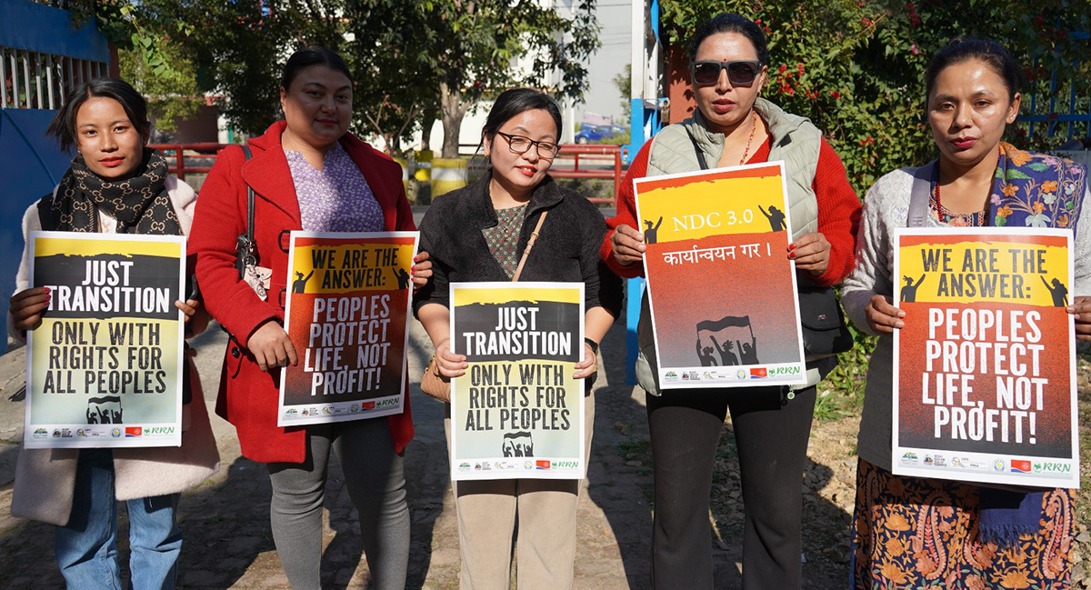 जलवायु न्यायका लागि नेपालसहित विश्वव्यापी प्रदर्शन
