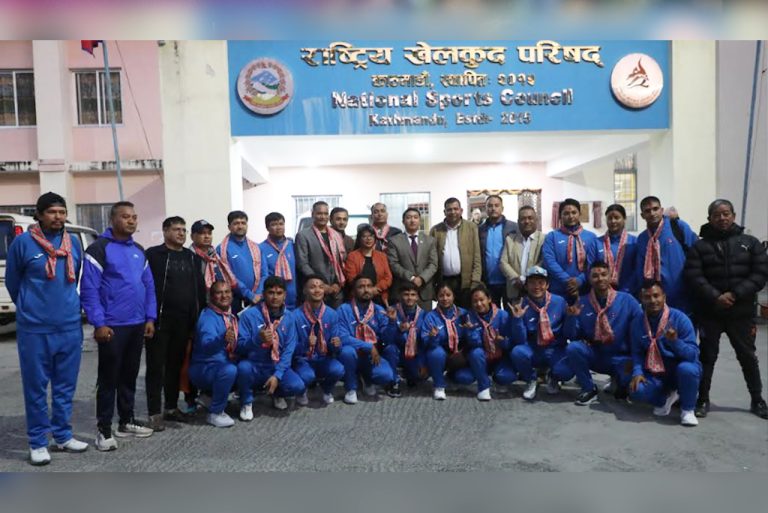 नेपाली डेफलिम्पिक्स टोली जापान प्रस्थान