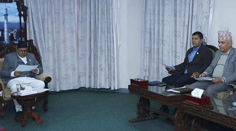 संसद् पुनर्स्थापनाबारे कांग्रेस र एमालेले गरे सभामुखसँग छलफल