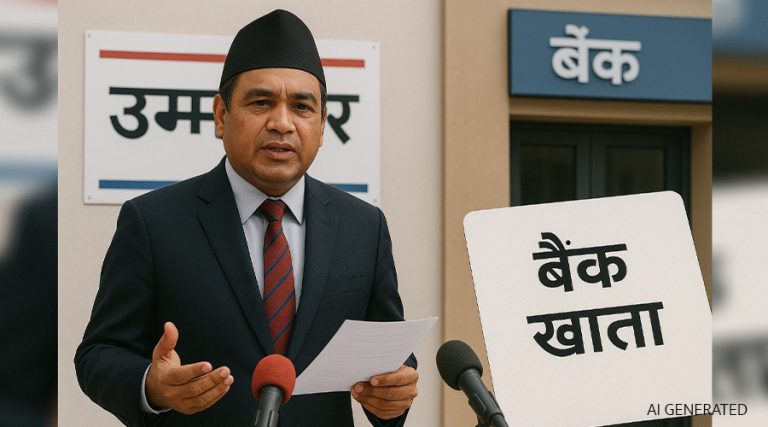 निर्वाचनसम्बन्धी खर्च गर्न उम्मेदवारले छुट्टै बैंक खाता खोल्नुपर्ने