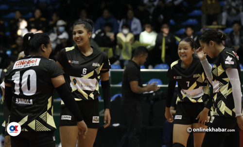 एभरेस्ट महिला भलिबल लिगमा पोखरामाथि काठमाडौंको जित