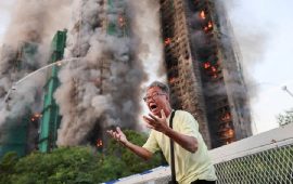 हङकङको आवासीय भवनमा भीषण आगलागी, कम्तीमा ४ जनाको मृत्यु