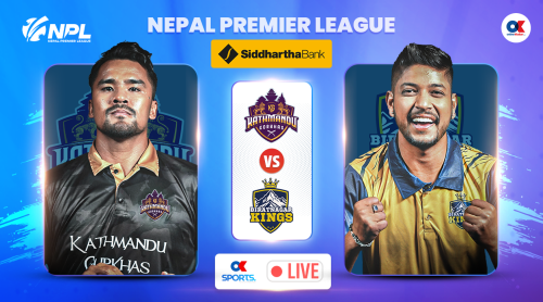 एनपीएलमा विराटनगरले टस जितेर काठमान्डुलाई दियो ब्याटिङ निम्तो