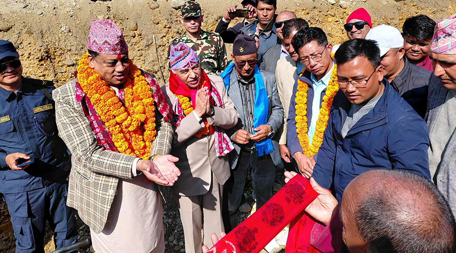 मकवानपुरको बकैया ५–६ जोड्ने पक्की पुल शिलान्यास