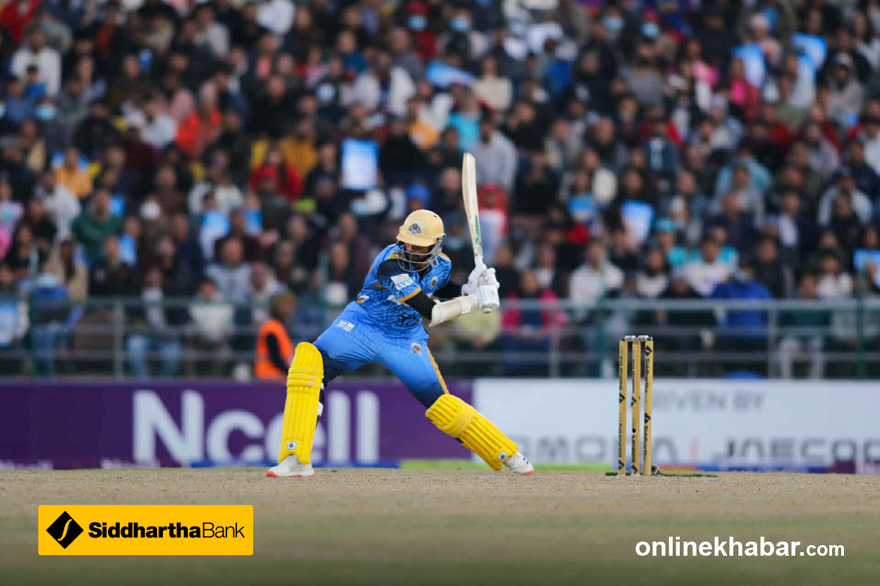गुल्सनको आक्रामक ब्याटिङमा कर्णालीले काठमान्डुलाई दियो १५० रनको लक्ष्य