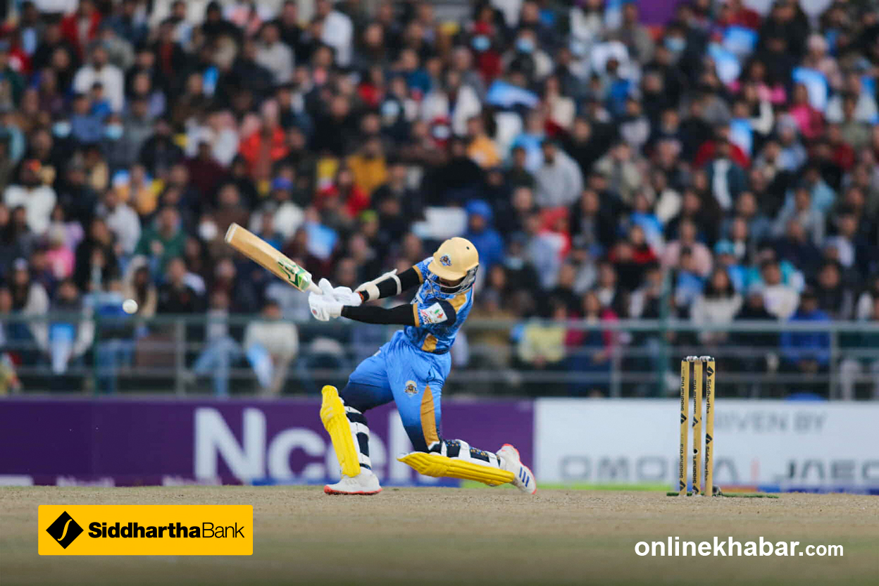 गुल्सनको आक्रामक ब्याटिङमा कर्णालीले काठमान्डुलाई दियो १५० रनको लक्ष्य