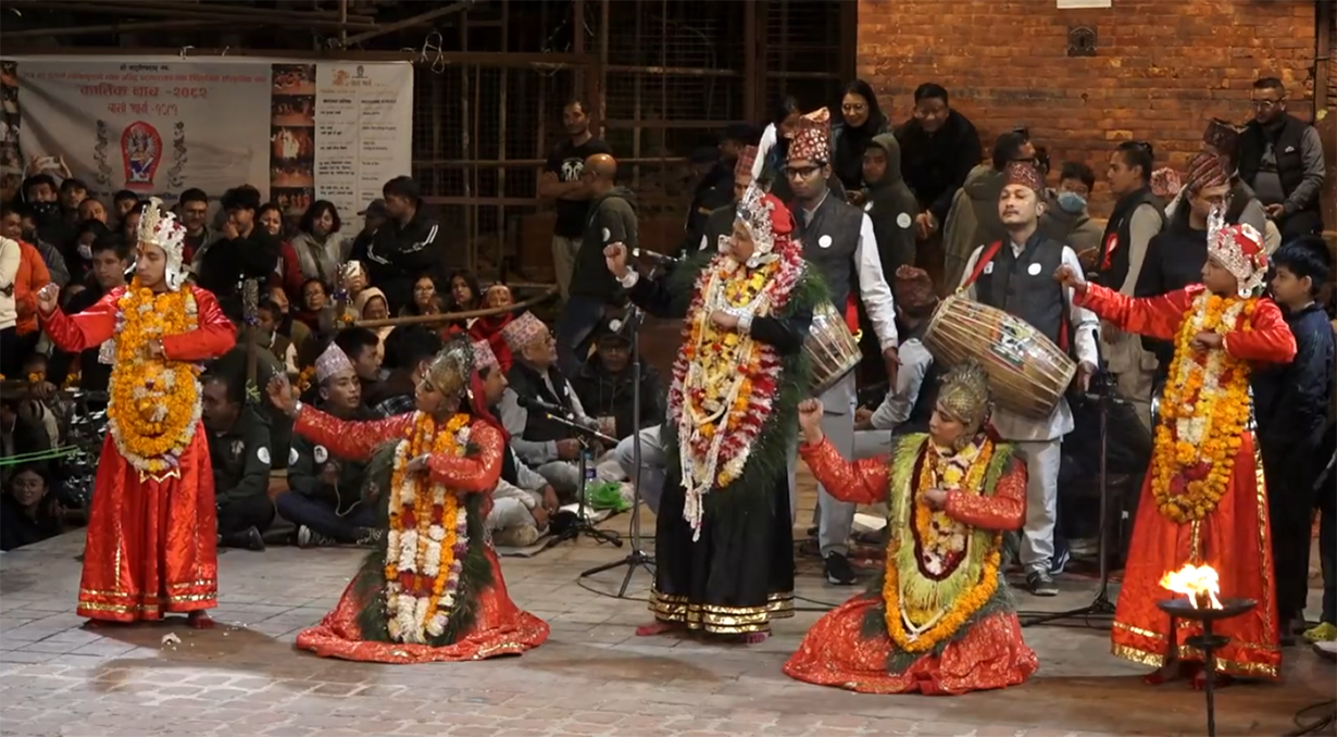 कात्तिक नाचमा नृसिंह अवतारको गाथा