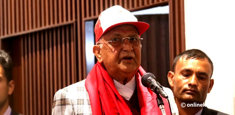 एमालेको फोर्स सु-व्यवस्था कायम गर्न बनेको हो, कोही आत्तिनुपर्दैन : ओली