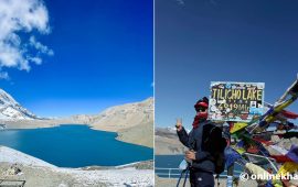 तिलिचो तालको यात्रा : अक्टोपस झरनाको न्वरान, १००० रुपैयाँको तातोपानी