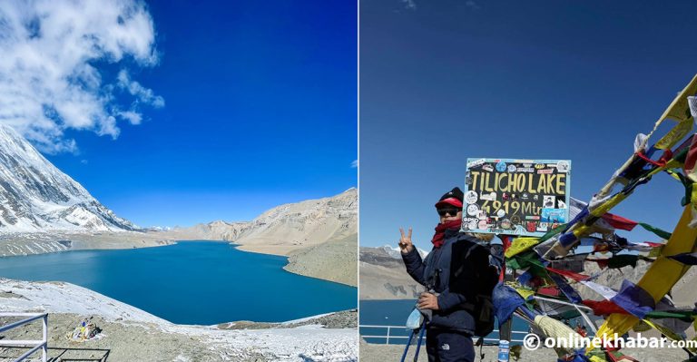 तिलिचो तालको यात्रा : अक्टोपस झरनाको न्वरान, १००० रुपैयाँको तातोपानी