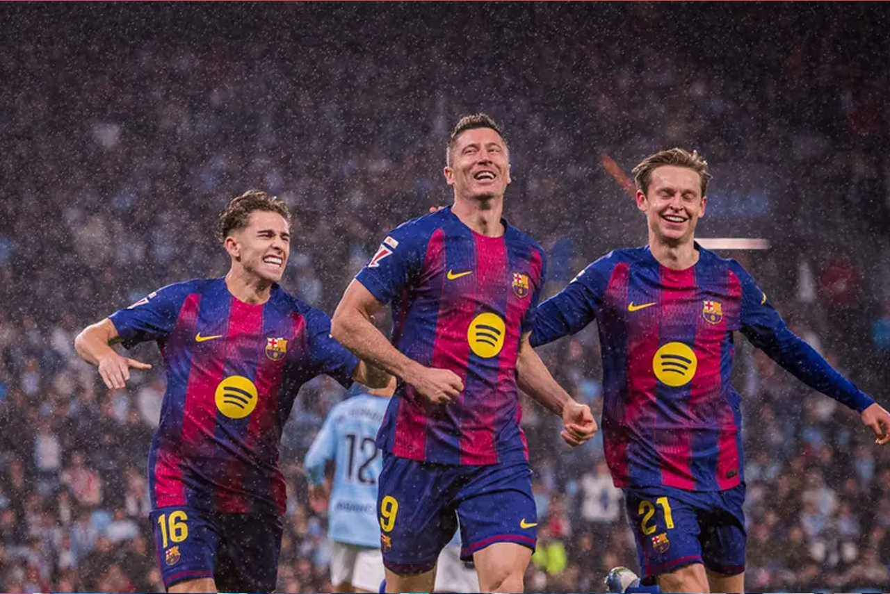 लेवान्डोस्कीको ह्याट्रिकमा बार्सिलोनाको जित, रियल बराबरीमा रोकियो