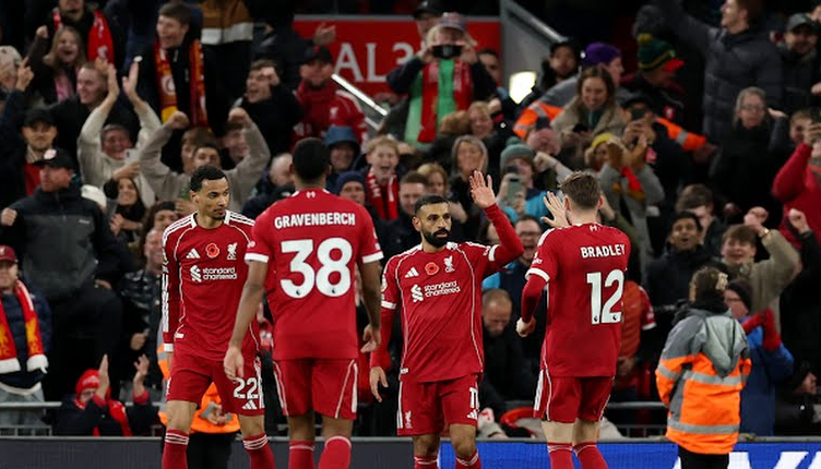 लगातार चार हारपछि लिभरपुलको जित