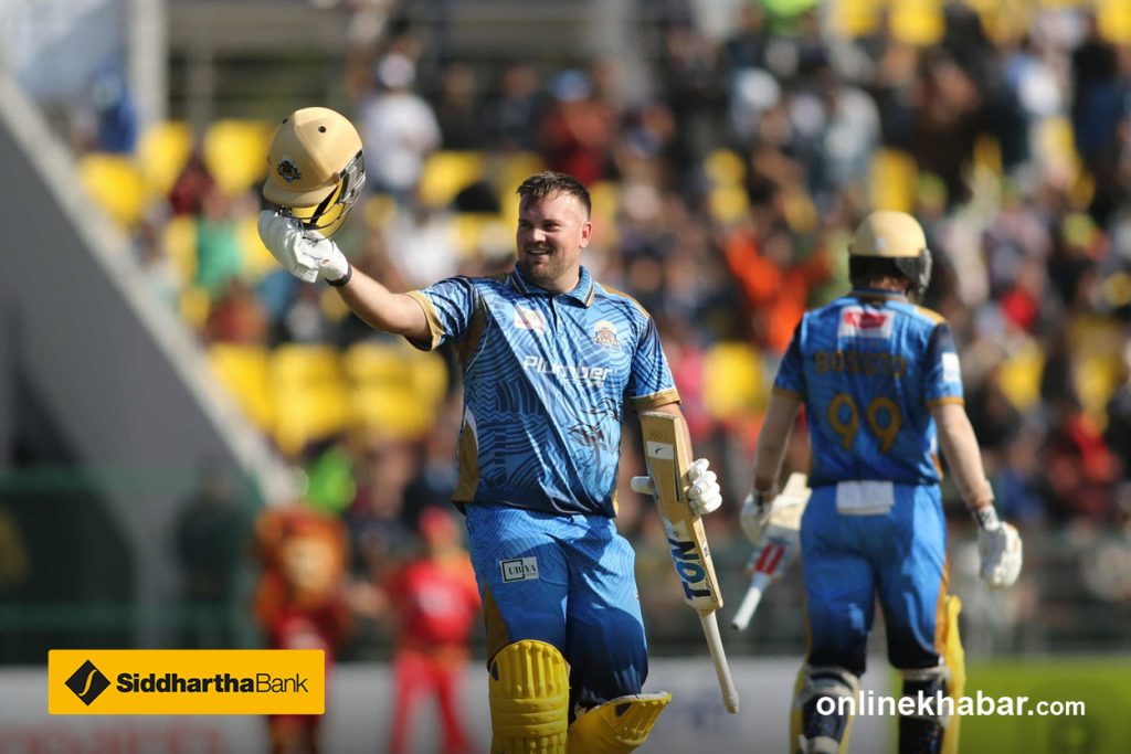 बलर मार्क वाटले एनपीएलमा हानेको कीर्तिमानी शतक