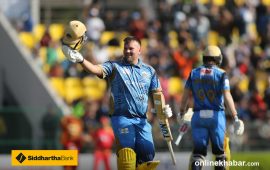 बलर मार्क वाटले एनपीएलमा हानेको कीर्तिमानी शतक