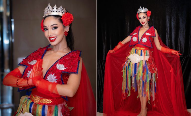 यस्तो छ ‘मिस युनिभर्स’ मा नेपालको ‘नेसनल कस्ट्युम’ (तस्वीर)